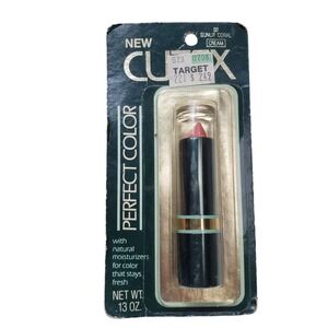 VINTAGE 1950 Cutex Sunlit Coral Tube Lipstick Unused Iconic Color New In Package